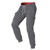 Mount Swiss Herren lange Jogginghose Cargo-Hose mit hohem...