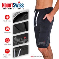 kurze Hose Jogginghose Mount Swiss Herren Sport Shorts Boxer 