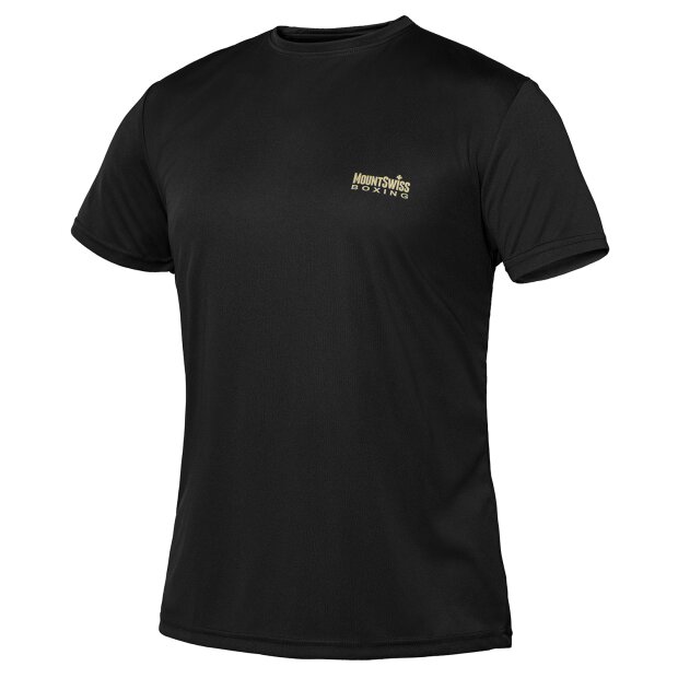 Mount Swiss Boxing Herren T-Shirt mit Rund-Ausschnitt I kurzarm I Rundhals